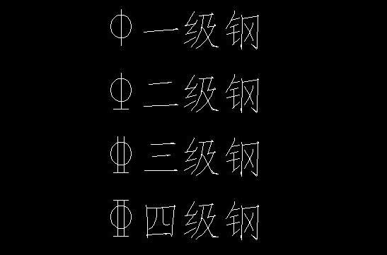 CAD钢筋符号字体下载,tssdeng.shx字体百度网盘下载