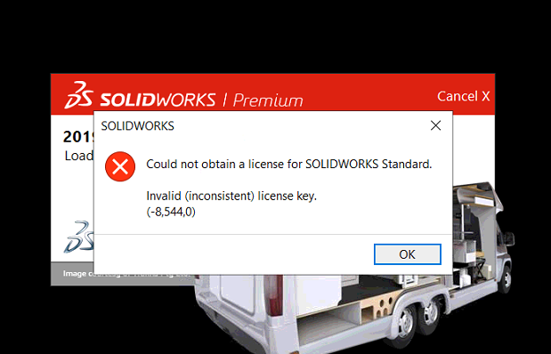 sw2019启动警报出现-8,544,0,是什么问题，Solidworks激活